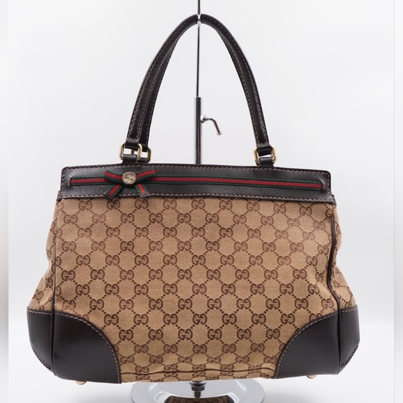 ❌️❌️SOLD❌️❌️CB18 ❤️ Gucci GG Canvas Mayfair Tote - Picture 1 of 15